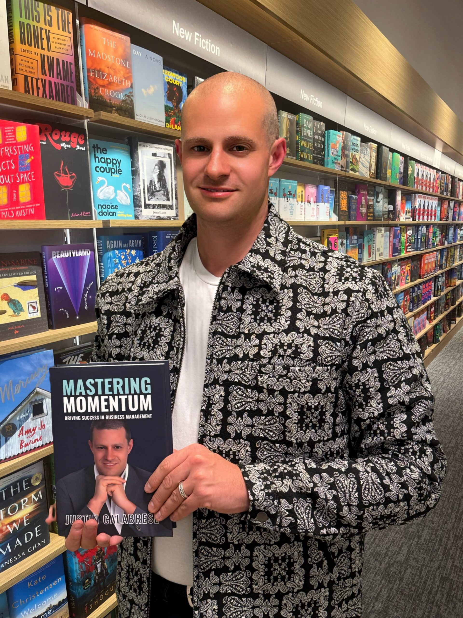 Justin Calabrese Author, Book Mastering momentum