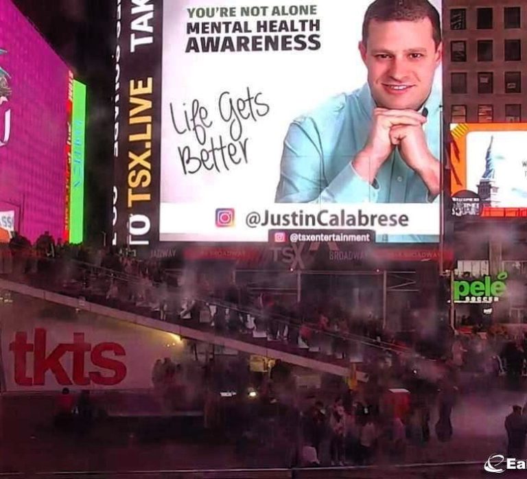 Justin Calabrese Billboard NYC Mental Health