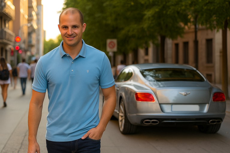 Justin Calabrese Bentley Car