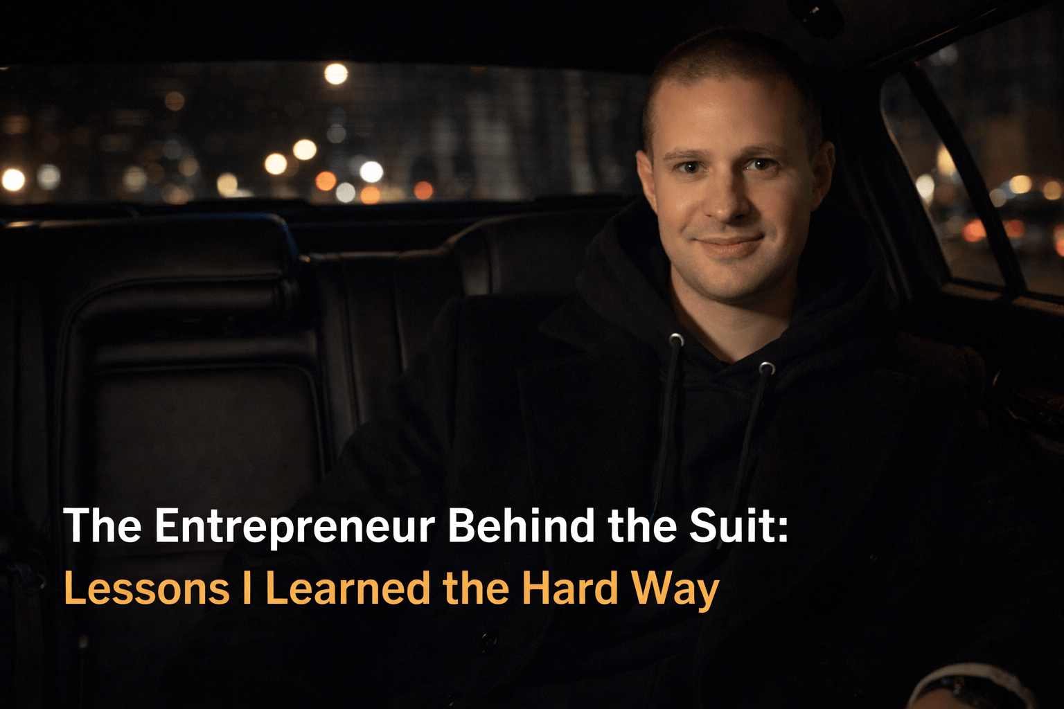 The Entrepreneur Behind the Suit: Lessons I Learned the Hard Way
