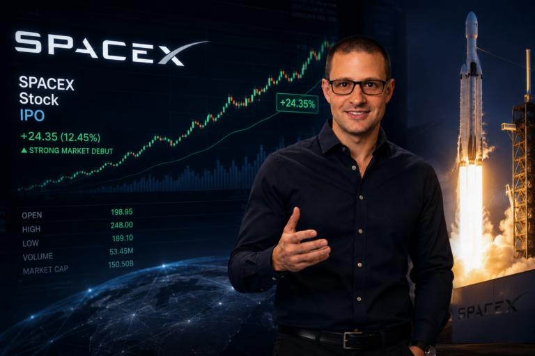 Justin Calabrese stock, ipo, space x, Tesla